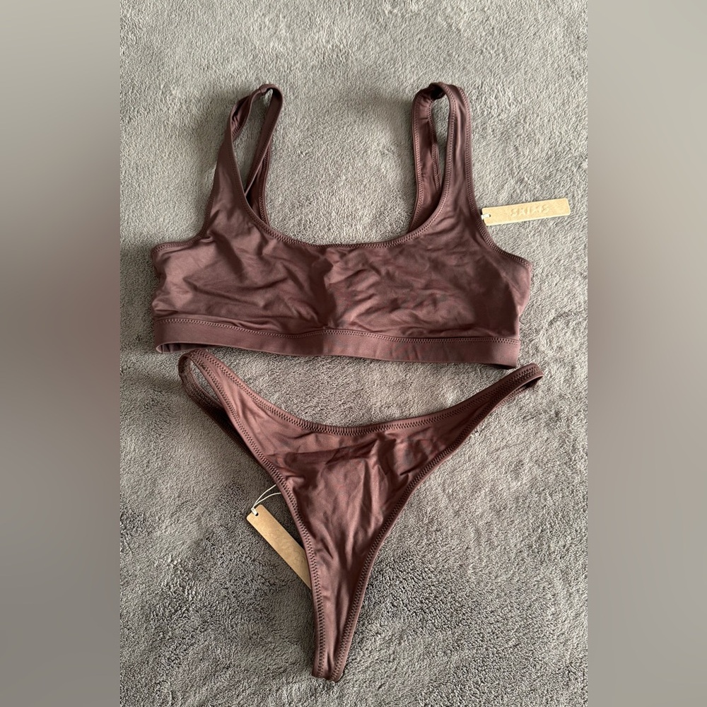 SKIMS BIKINI TOP & THONG BOTTOM